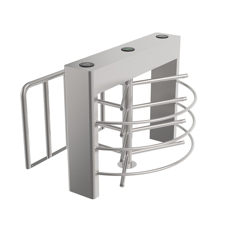 Half height turnstile door
