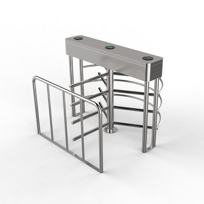 Access control half height turnstile